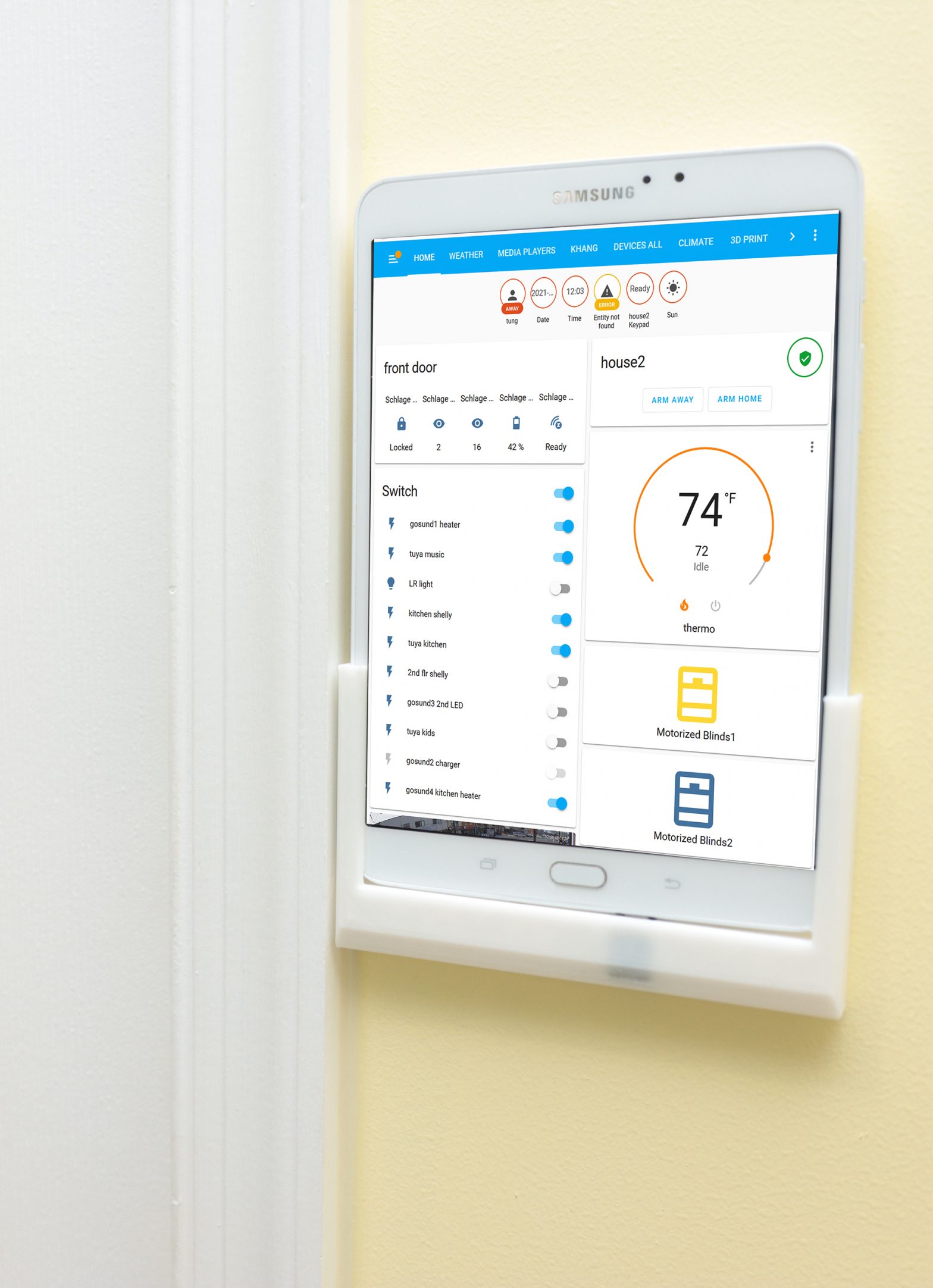 Mount your tablets on the wall! Easy DIY project Gears We Love. Gears